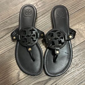 Brand New Tory Burch slides. Size 6 - black. Never worn!